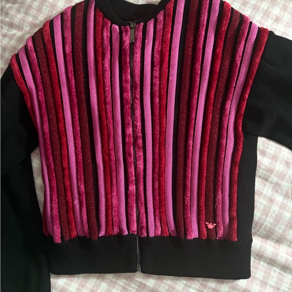 Emporio Armani Jumpsuit Set in Red Pink and Black - Picture 2 of 7